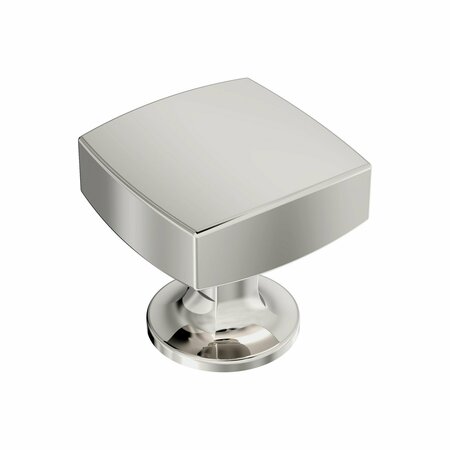 AMEROCK Everett 1-1/4 inch 32mm Length Polished Nickel Cabinet Knob BP37101PN